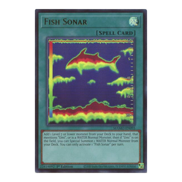 Fish Sonar Magnificent Monsters (MAMO) - (#MAMO-EN095, Ultra Rare) (1st Edition, Near Mint)