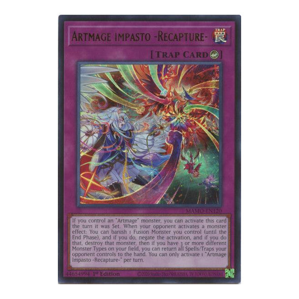 Artmage Impasto Recapture Magnificent Monsters (MAMO) - (#MAMO-EN120, Ultra Rare) (1st Edition, Near Mint)