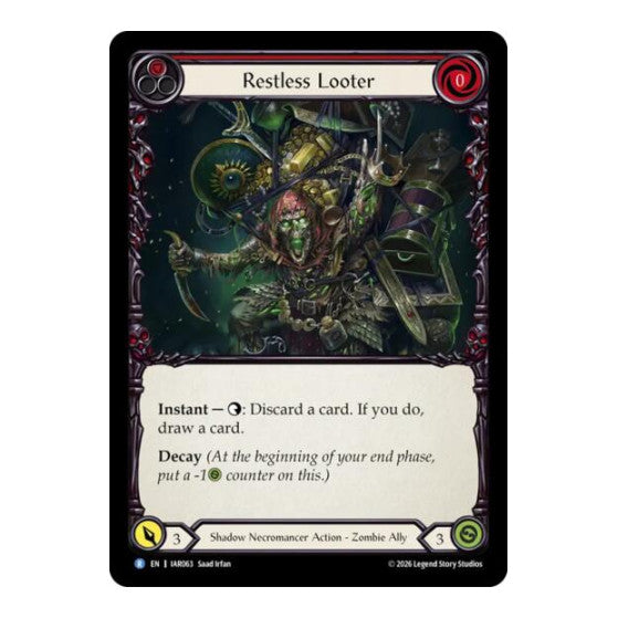 Restless Looter Usurp the Shadow Throne (IAR) - (, Near Mint)