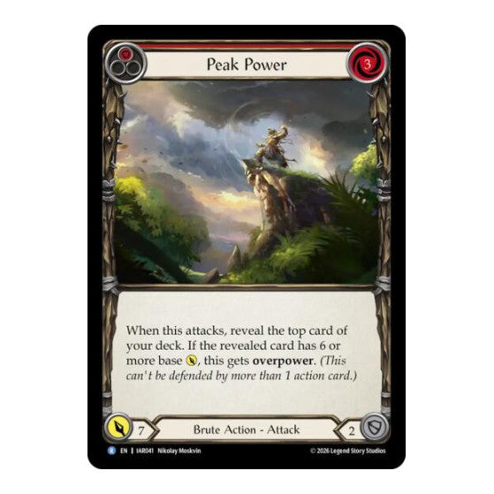 Peak Power (Red) Usurp the Shadow Throne (IAR)