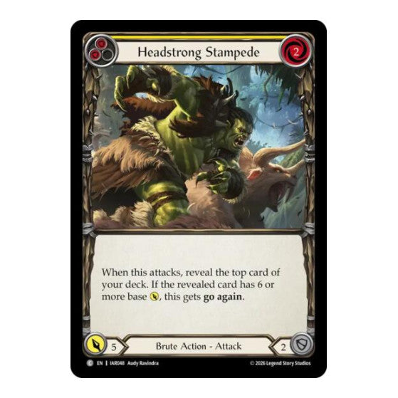 Headstrong Stampede (Yellow) Usurp the Shadow Throne (IAR)