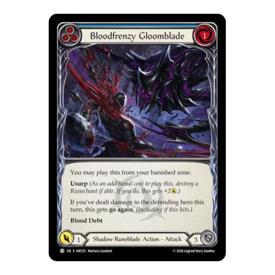 Bloodfrenzy Gloomblade (Blue) Usurp the Shadow Throne (IAR)