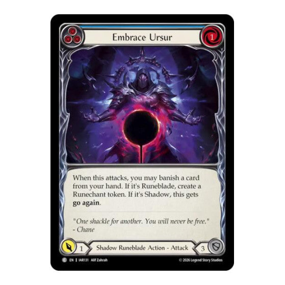 Embrace Ursur (Blue) Usurp the Shadow Throne (IAR)