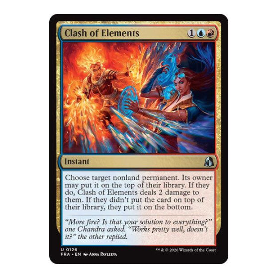 Clash of Elements Reality Fracture (FRA) - (Foil, Near Mint)