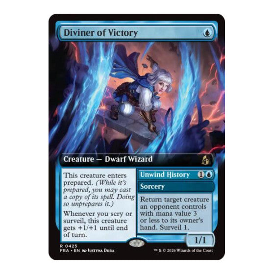 Diviner of Victory (Extended Art) Reality Fracture (FRA) - (, Near Mint)