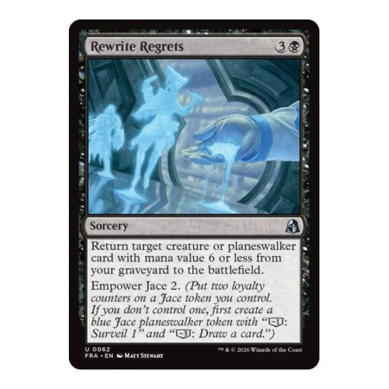 Rewrite Regrets Reality Fracture (FRA) - (Foil, Near Mint)