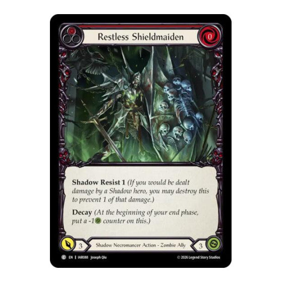 Restless Shieldmaiden Usurp the Shadow Throne (IAR) - (, Near Mint)