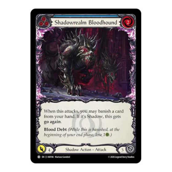 Shadowrealm Bloodhound (Blue) Usurp the Shadow Throne (IAR)