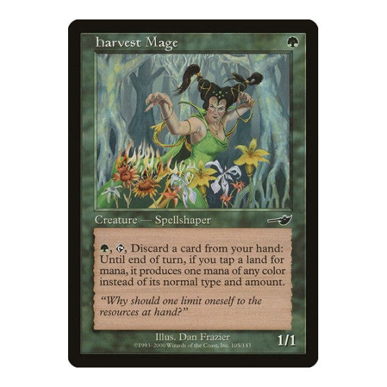 Harvest Mage Nemesis (NMS) - (Foil, Lightly Played)