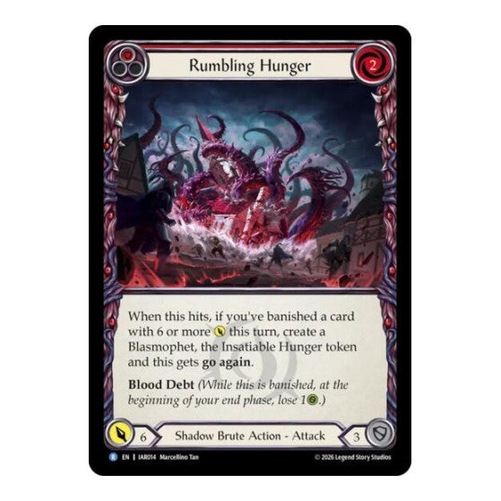 Rumbling Hunger (Red) Usurp the Shadow Throne (IAR)