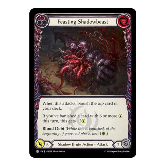 Feasting Shadowbeast (Red) Usurp the Shadow Throne (IAR)