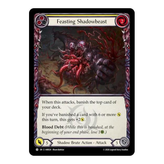Feasting Shadowbeast (Yellow) Usurp the Shadow Throne (IAR)