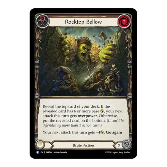 Rocktop Bellow (Red) Usurp the Shadow Throne (IAR)