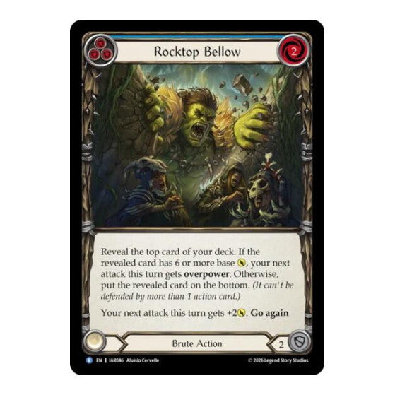 Rocktop Bellow (Blue) Usurp the Shadow Throne (IAR) - (, Near Mint)