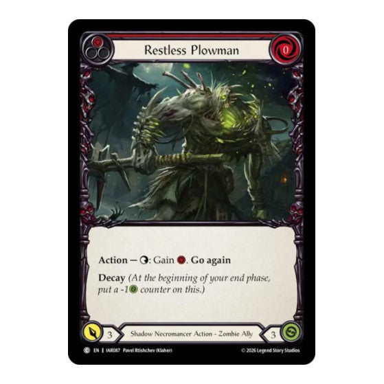 Restless Plowman Usurp the Shadow Throne (IAR) - (, Near Mint)