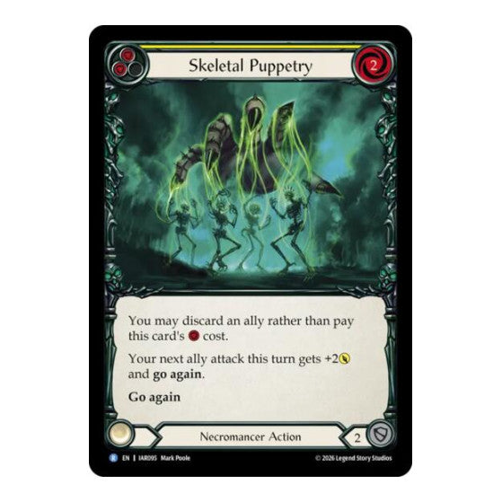 Skeletal Puppetry (Yellow) Usurp the Shadow Throne (IAR) - (, Near Mint)