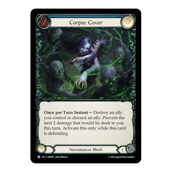 Corpse Cover (Blue) Usurp the Shadow Throne (IAR) - (, Near Mint)
