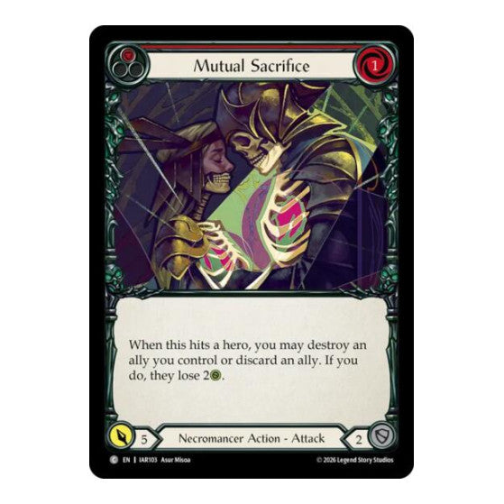 Mutual Sacrifice (Red) Usurp the Shadow Throne (IAR)