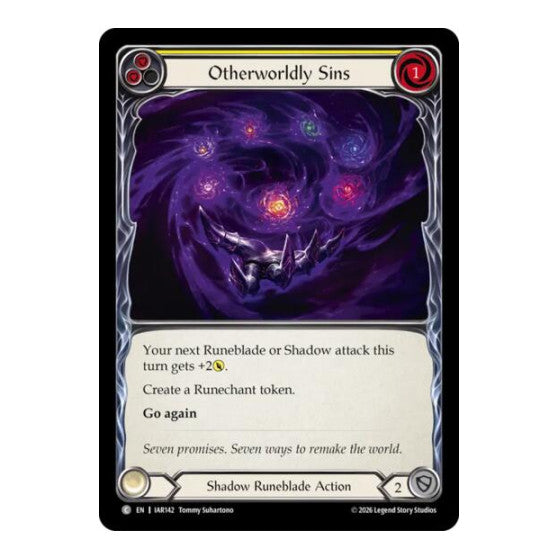 Otherworldly Sins (Yellow) Usurp the Shadow Throne (IAR)