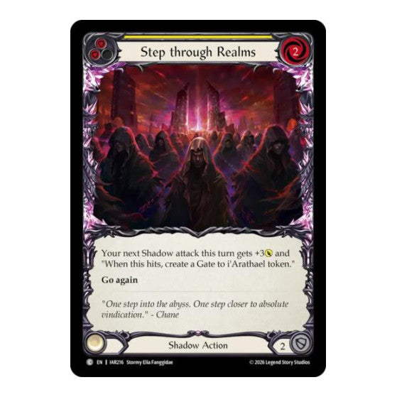 Step through Realms (Yellow) Usurp the Shadow Throne (IAR)