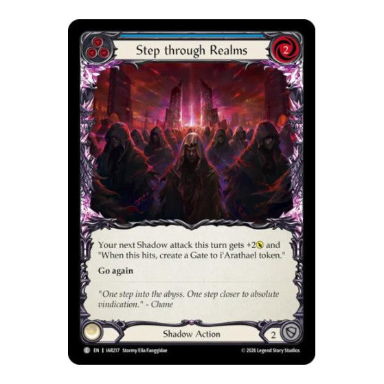 Step through Realms (Blue) Usurp the Shadow Throne (IAR)