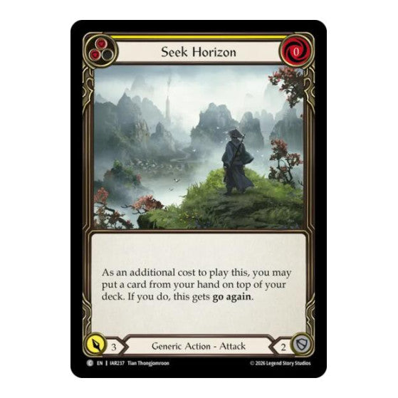 Seek Horizon (Yellow) Usurp the Shadow Throne (IAR) - (, Near Mint)
