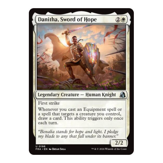 Danitha, Sword of Hope Reality Fracture (FRA) - (Foil, Near Mint)
