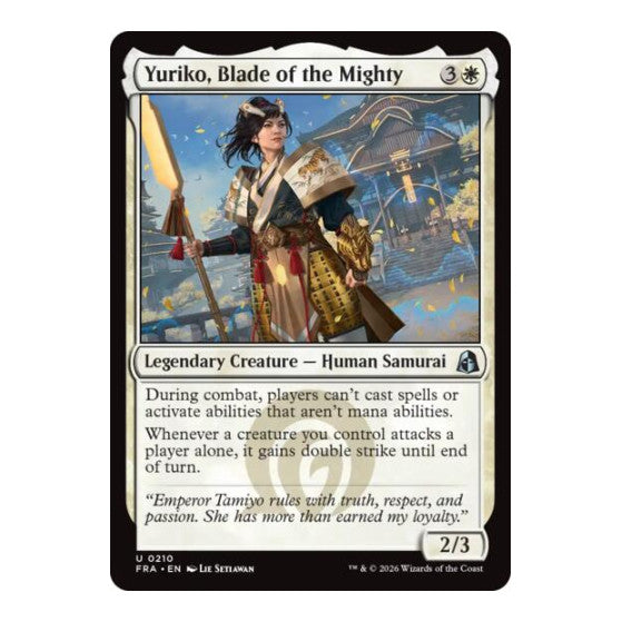 Yuriko, Blade of the Mighty Reality Fracture (FRA) - (Foil, Near Mint)