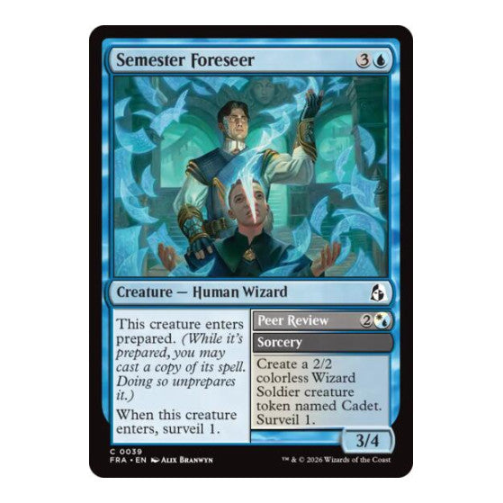 Semester Foreseer Reality Fracture (FRA)