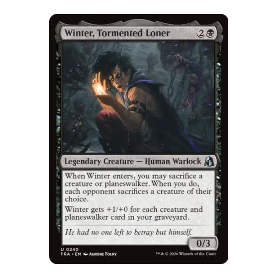 Winter, Tormented Loner Reality Fracture (FRA) - (Foil, Near Mint)