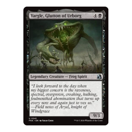 Yargle, Glutton of Urborg Reality Fracture (FRA) - (Foil, Near Mint)