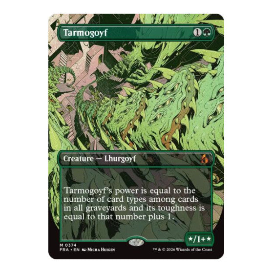 Tarmogoyf (Borderless) Reality Fracture (FRA) - (Foil, Near Mint)