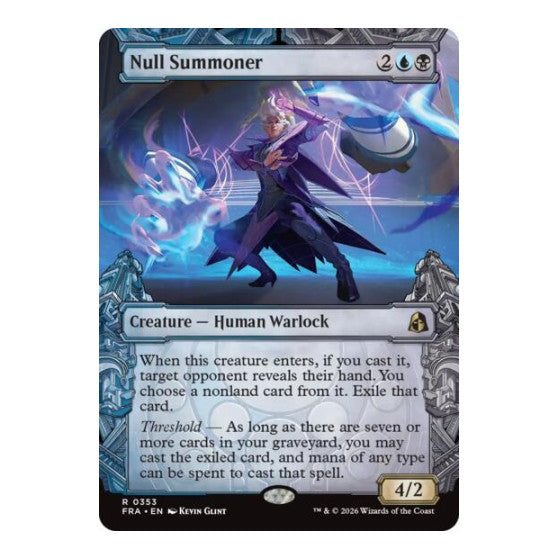 Null Summoner (Showcase) Reality Fracture (FRA) - (, Near Mint)