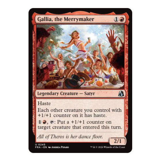 Gallia, the Merrymaker Reality Fracture (FRA) - (Foil, Near Mint)