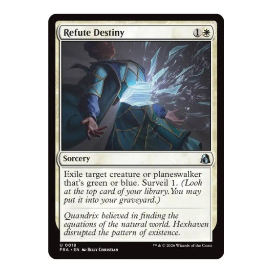 Refute Destiny Reality Fracture (FRA) - (Foil, Near Mint)