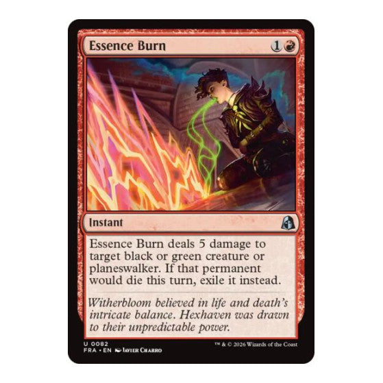 Essence Burn Reality Fracture (FRA) - (Foil, Near Mint)