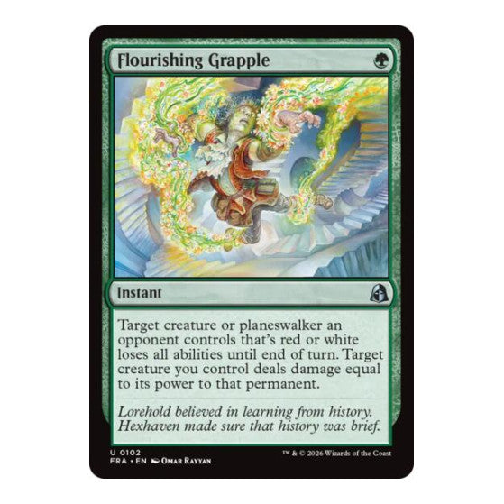 Flourishing Grapple Reality Fracture (FRA) - (Foil, Near Mint)