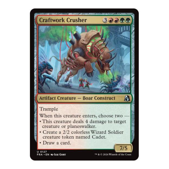 Craftwork Crusher Reality Fracture (FRA) - (Foil, Near Mint)