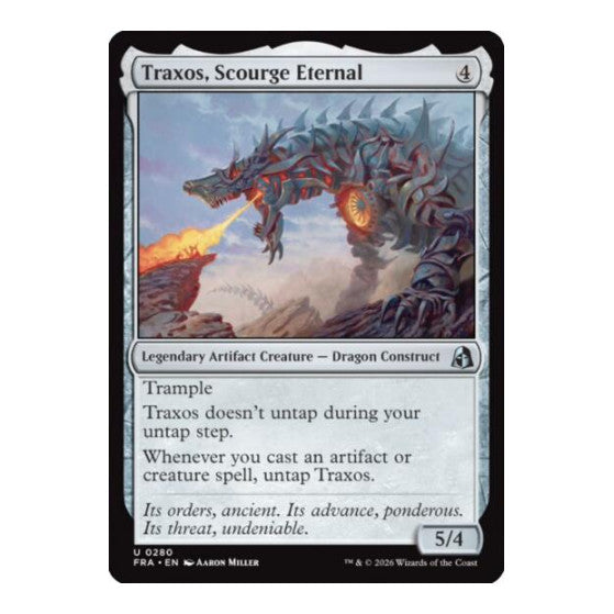 Traxos, Scourge Eternal Reality Fracture (FRA) - (Foil, Near Mint)