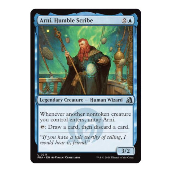 Arni, Humble Scribe Reality Fracture (FRA) - (Foil, Near Mint)