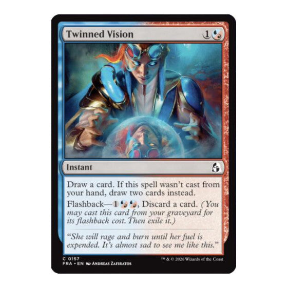 Twinned Vision Reality Fracture (FRA) - (Foil, Near Mint)