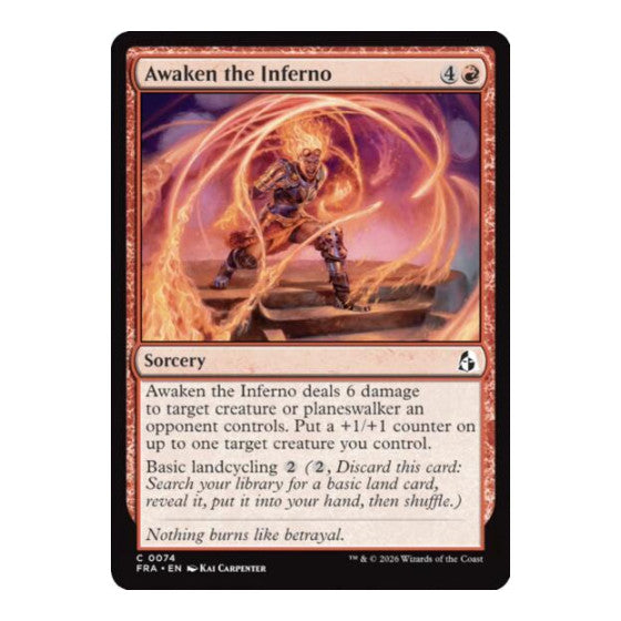 Awaken the Inferno Reality Fracture (FRA)