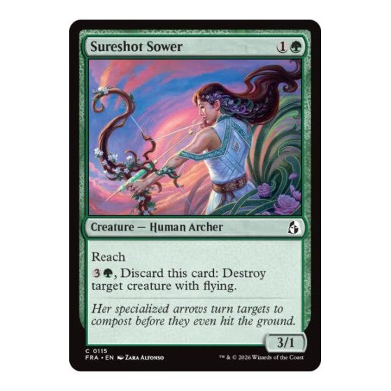 Sureshot Sower Reality Fracture (FRA) - (Foil, Near Mint)