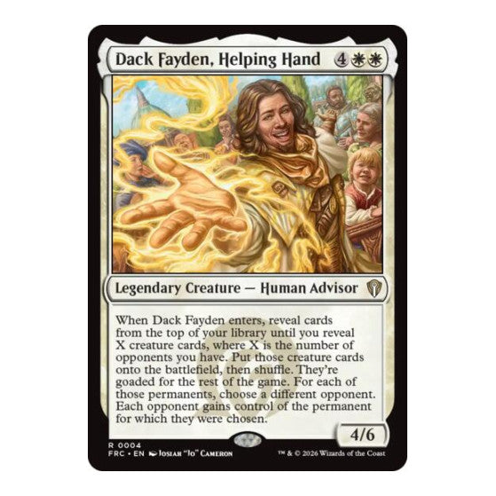 Dack Fayden, Helping Hand Commander: Reality Fracture (FRC) - (, Near Mint)