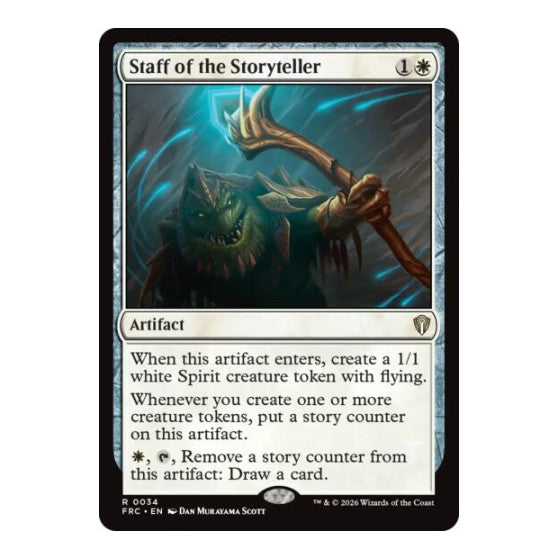 Staff of the Storyteller Commander: Reality Fracture (FRC) - (, Near Mint)