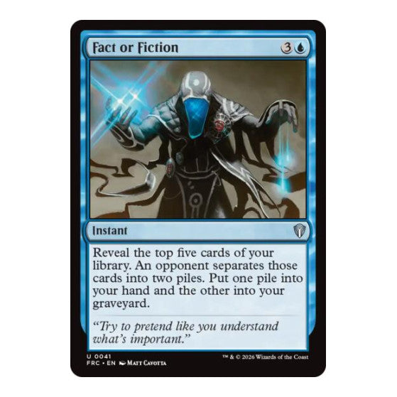 Fact or Fiction Commander: Reality Fracture (FRC) - (, Near Mint)