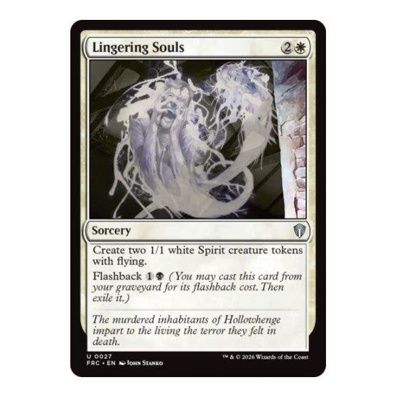 Lingering Souls Commander: Reality Fracture (FRC) - (, Near Mint)