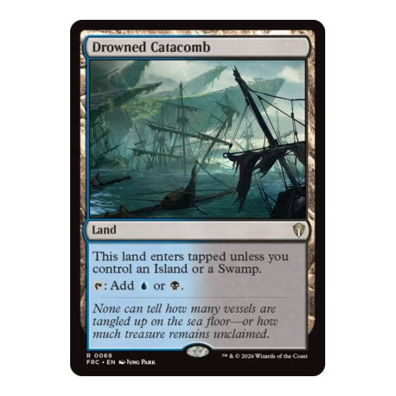 Drowned Catacomb Commander: Reality Fracture (FRC) - (, Near Mint)