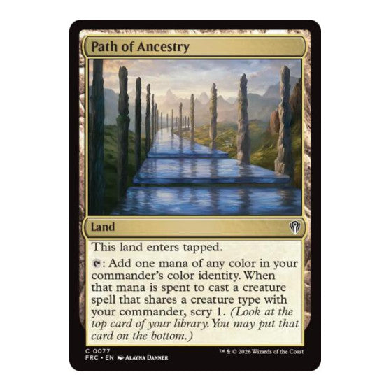 Path of Ancestry Commander: Reality Fracture (FRC) - (, Near Mint)