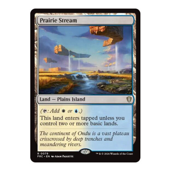 Prairie Stream Commander: Reality Fracture (FRC) - (, Near Mint)